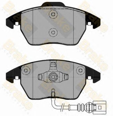 BRAKE ENGINEERING pa1832 -  Комплект тормозных колодок, дисковый тормоз